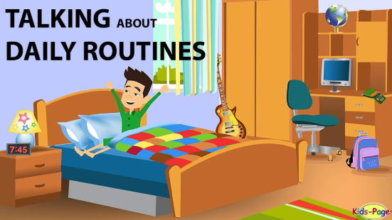 Talking about daily routines in English